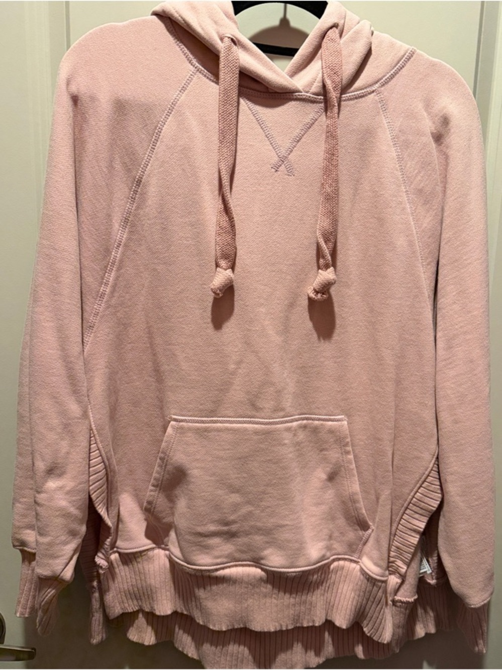 American Eagle Women’s Pink Hooded Pullover Sweatshirt